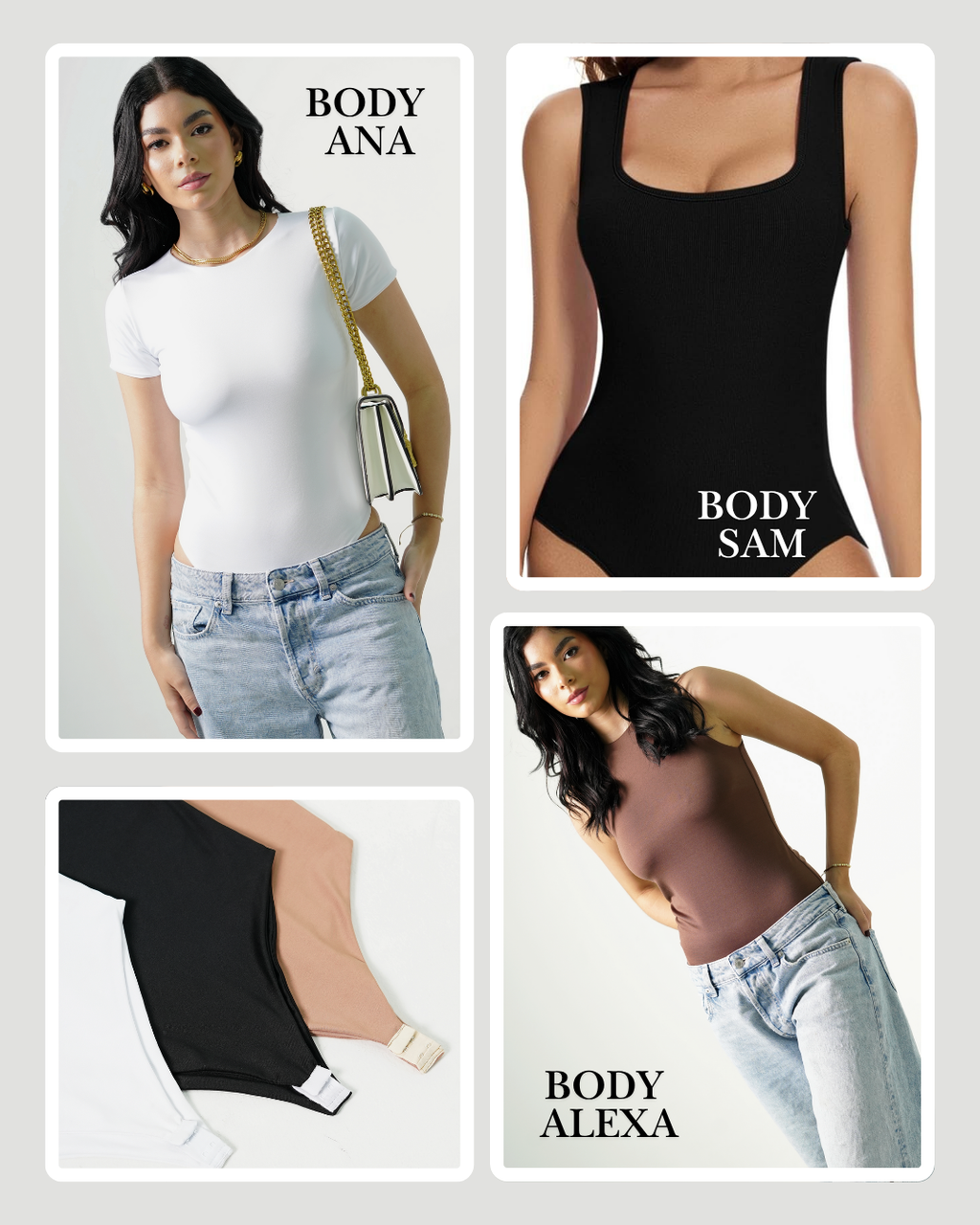 Caja x3 Bodys - Body Alexa, Body Ana, Body Sam
